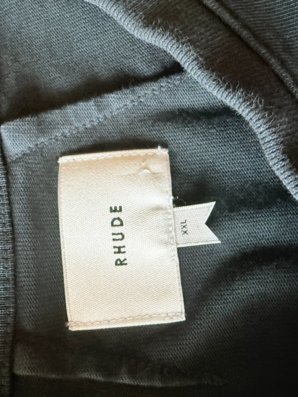 Black RHUDE Sweatshirt - 2XL - Cambridge Logo Oversized - Picture 2 of 4